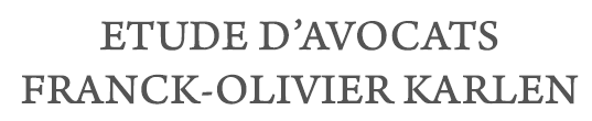 Etude avocats - Franck-Olivier Karlen