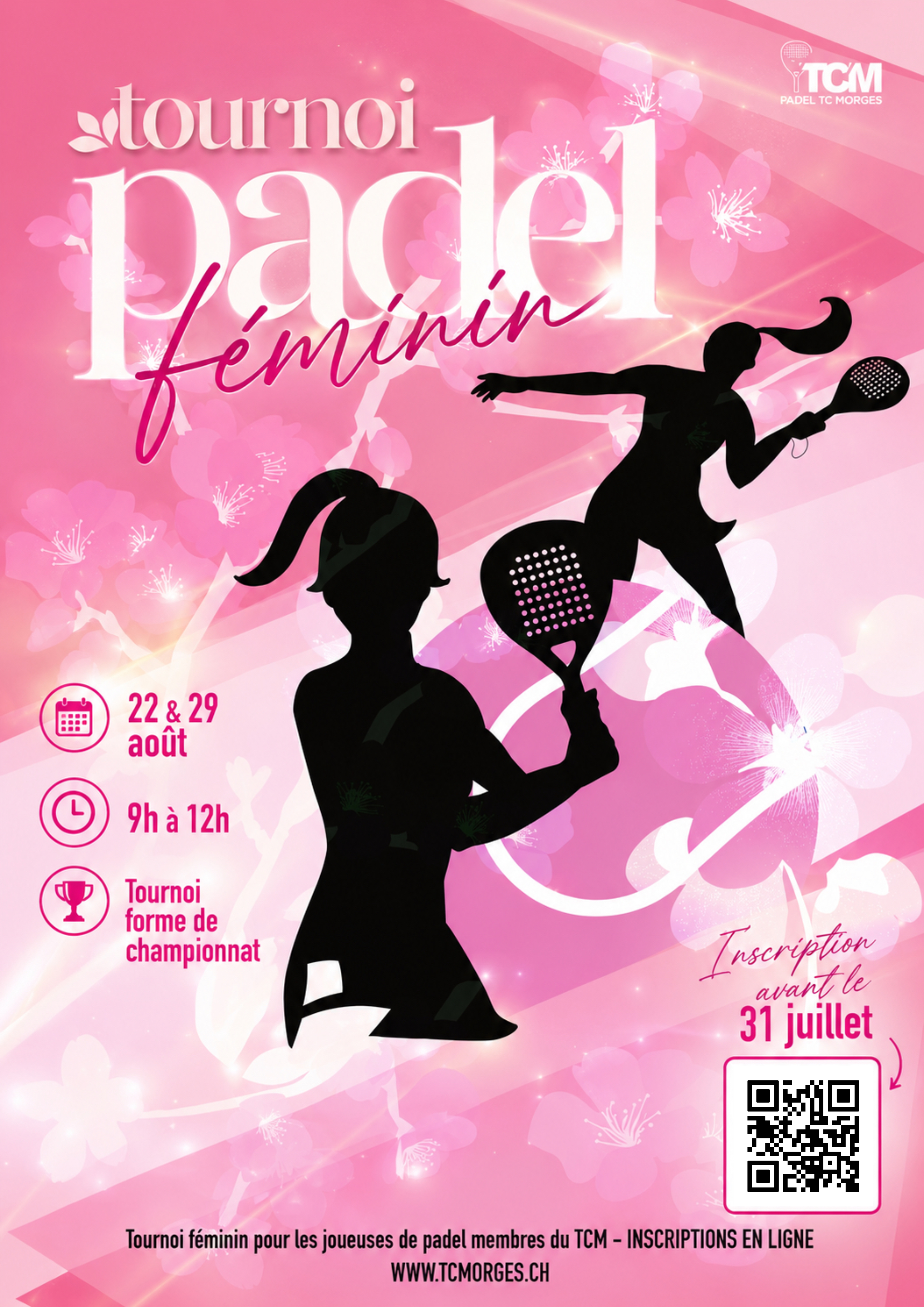 affiche tournoi féminin